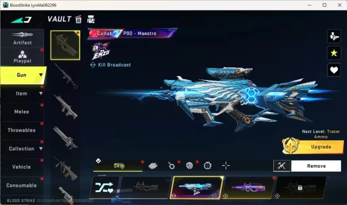 ASIA|Evo Collab:P90-Maestro [Enzo]|1 Collab Gun [AOT]|2 Ultra & 2 Legendary Gun|Ultra Melee TheIron|Check SS BS3569B
