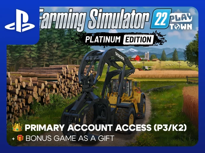 Farming Simulator 22: Platinum Edition - PS4 PS5 - P3 (K2)