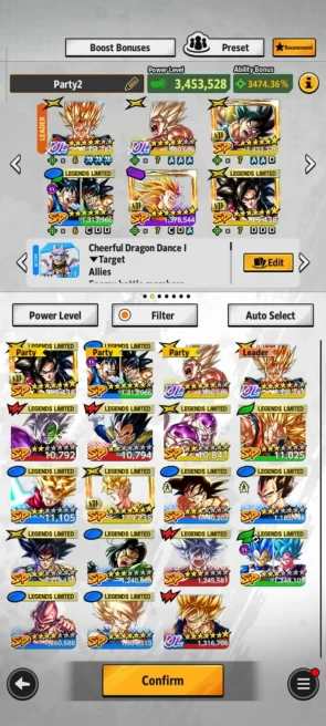 UL Sp Vegito+UL ssj Goku+16 Legends (Gohan yel+Goku namek+ss4 Goku+ss3 Goku+zamasu+Trunk+Buukid+GokuBadock) (D498)