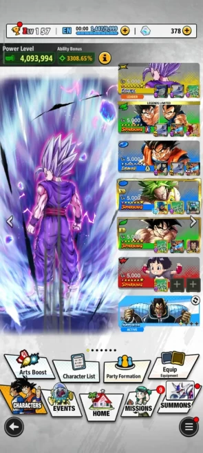 ANDROID+IOS- UL Gohan Beast 8S+LR Birdku FULL+Legends Android 13 8s++ss4 Goku 8s+Gohan yel+Piccolo+Gogeta+Gohan pur+Beast Gohan) Have Equip (D50