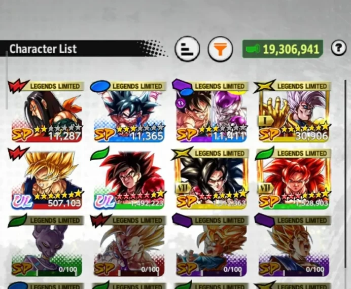 ANDROID+IOS- Team GT+UL ssj4 Goku 12S+Legend ss4 Gogeta 10s+ss4 Goku 9s+Baby 2+Super 17+Goku mini GT (D502)