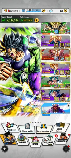 ANDROID+IOS- LR Broly 8S+LR Vegito 8S+Legends ssj3 Goku 8s+Janemba 8s+Gotenks 8s+Sp vegito 8s+Vegito+Gohan yel+ss4 Goku+Nappa+Have Equip (D503)