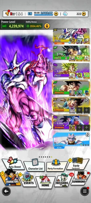 ANDROID+IOS- UL Cooler 8S+UL Broly 8S+UL Goku Kaioken+LR Broly 10S+ Legends Cooler 8s+ssgss Gogeta+Jiren+Android 13+ Good Equipment (D507)