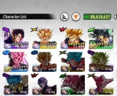 LR Rose Goku FULL+LR Broly+UL Sp Vegito+19 Legends (Goku Black+ssgss Vegito 11s+Gohan yel+ss4 Goku+Zamasu+Cell saga+Vegeta)Good Equipment (D510)