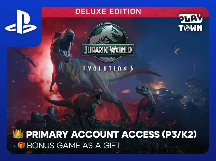 Jurassic World Evolution 3: Deluxe Edition - PS4 PS5 - P3 (K2)