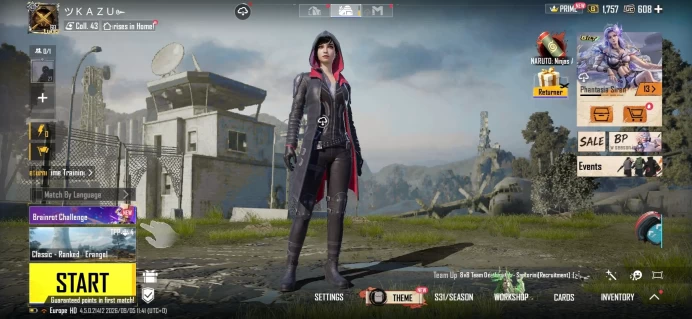 PUBG Mobile Account | Level 60 | 92 Outfits | 64 Headgears | 43 Collectors | 17 Upgraded Weapons | Code 5130