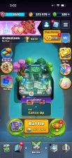 CR1423 // 6.5K / / , 1167 LEVEL , deck with giant, 373K coins, 7 evolutions, 32 emotes,