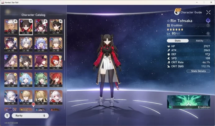 ASIA|TL 69|1 PremTeam|15 Limited|[Archer E1,The Herta,Cerydra]+Sign,Phainon E1,Hysilens,Kafka|Planar/Astro|Check SS HSR835B