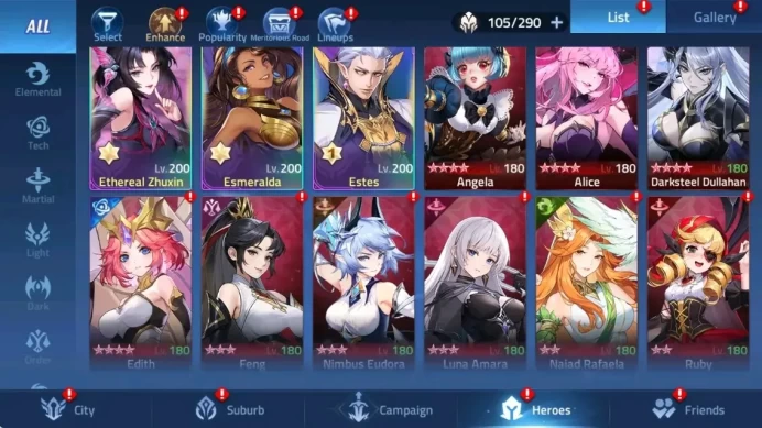 Global 750xx|Lv.85|7580K Power|Camp 45-6|Vip 7|105 Hero|3 Awaken|2 UR|64 SSR|2 Elite|3,273 Diamond|Check SS MLA161B