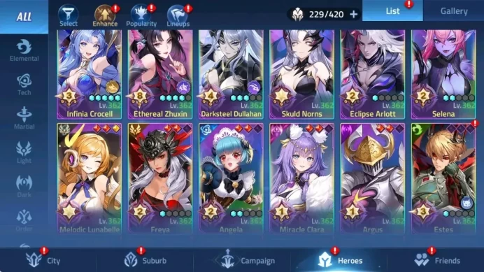 Global 706xx|Lv.155|122M Power|Camp 63-4|Vip 9|229 Hero|24 Awaken|8 UR|4 Epic|11 Elite|51,580 Diamond|Check SS MLA162B