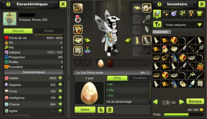 [TEMPORIX-3] ENI 200 DOFUS/100 Pages items THL !! Jamais Certifie, 100% Safe.