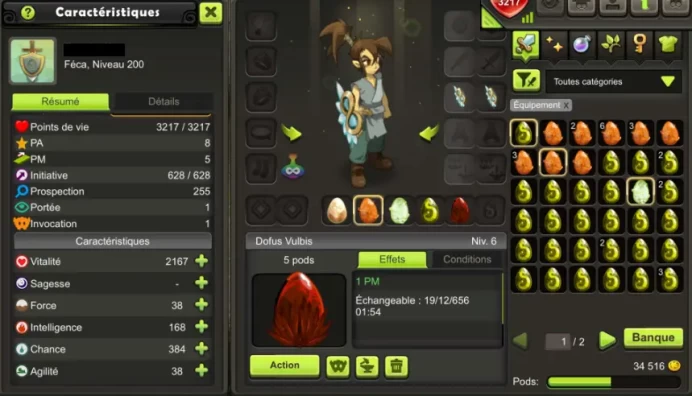 [TEMPORIX-3] FECA 200 FULL DOFUS/SKINS !! Jamais Certifie, 100% Safe.