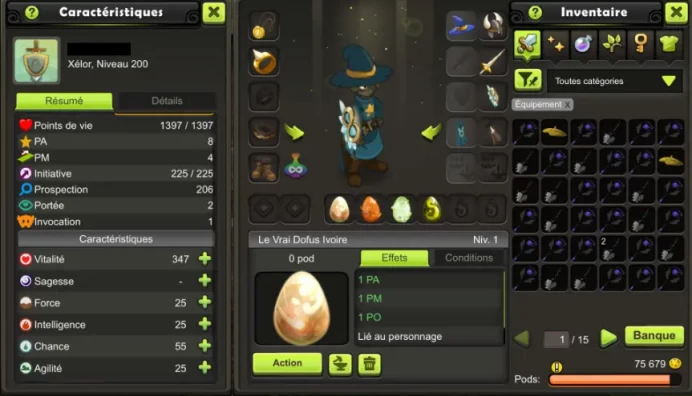 [TEMPORIX-3] XELOR 200 FULL DOFUS/SKINS !! Jamais Certifie, 100% Safe.