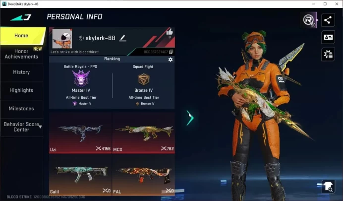 ASIA|ETERNAL Uzi-Star Chaser Lv2|Collab Lucha Strike-HANK|Limited-MCX Ascendant|4 ULTRA(Galil,FAL,Vector,ETHAN)|NetEase|BS1000Z