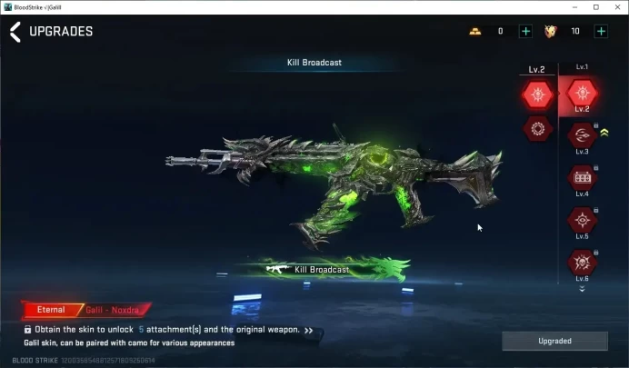 Asia|Eternal Galil-Noxdra Level 2|3 Legendary (M4A1-Venom&Violet Waith,HK416-Lava)|Log NetEase|Take Mail|Check SS(BLS6542)