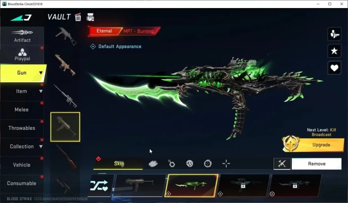 Asia | Eternal MP7 - Burning | +5 Striker |Log NetEase|Take Mail|Check SS(BLS6545)