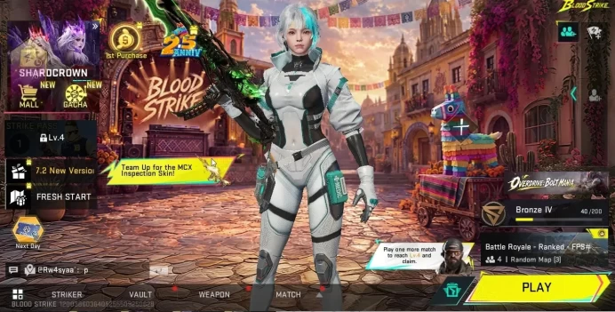 Asia | Eternal MP7 - Burning | +5 Striker |Log NetEase|Take Mail|Check SS(BLS6545)