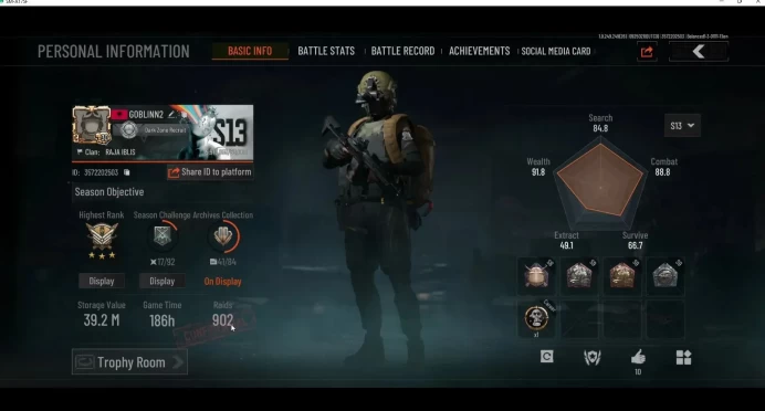 Mobile | LV 30 | SV 39,2M | CV 22,2M | P AKM,TB M4A1,Eye FAL,SS MDR,FS SCAR-L | 1 Name Change | CBattkle Machete | Check SS AB846B