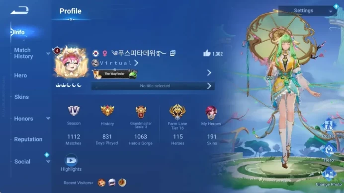 Global|115H 191S|Seiya: Mozi&Dharma|5 LNY24 [Sun Ce,Zilong,Lady Sun,Angela,Da Qiao]|KIC Luna|5 Legend|TakeMail Check SS HOK526B