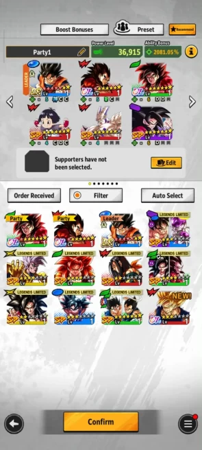 D522-ANDROID+IOS- Team GT+UL ss4 Goku+UL ss4 Vegeta+LR BirdKu 12s+Some Legends Limited+Event Farm CC