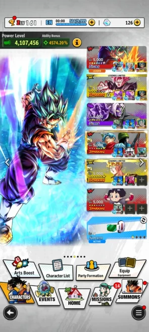 D526-ANDROID+IOS- UL Vegito Blue Full+UL Zamasu+LF Gohan yel+ss4 Goku+Trunk+Goku black+Jiren+Broly yel+beast Gohan+Good Equipment