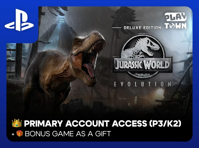 Jurassic World Evolution Deluxe Edition - PS4 PS5 - P3 (K2)