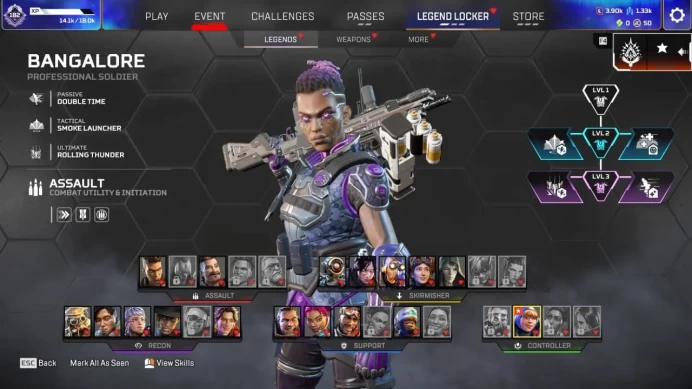 Apex 182 LVL | 87 Legendary Skins | Ranked-Ready • Full Access • Instant | PC