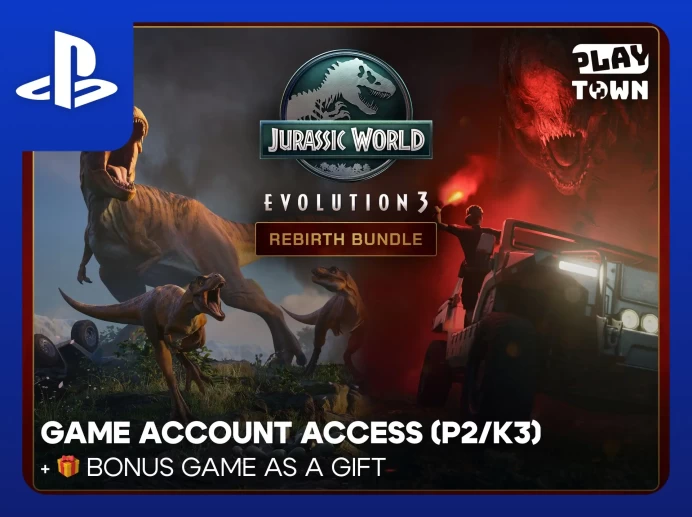 Jurassic World Evolution 3: Rebirth Bundle - PS4 PS5 - P2 (K3)
