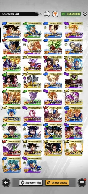 B634-IOS+Android-Good Team-LR(Goku Black Maxed+Trunks&Gohan)+UL(Gogeta v2+SS Goku&Vegeta)+Vip Equipment+God Vegeta Full Star+Goku Black 9 Star