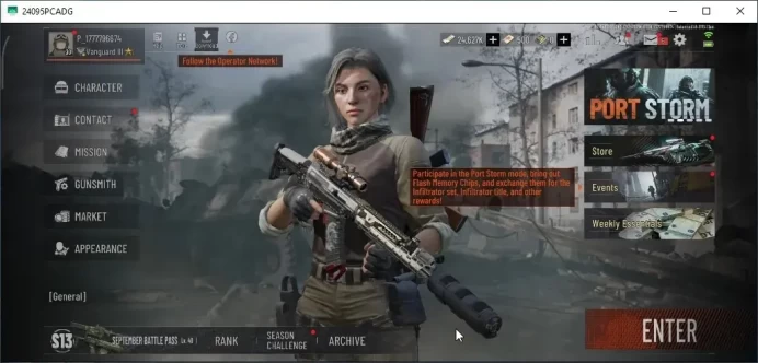 MOBILE|Lv 30|SV 25.1M|CV 24.6M|Ba T03|SS AKM & Deagle,GM AK-12,Ceremonial Mk14 & S12K|CN ON|Log Infinite|Take Mail|AB3919