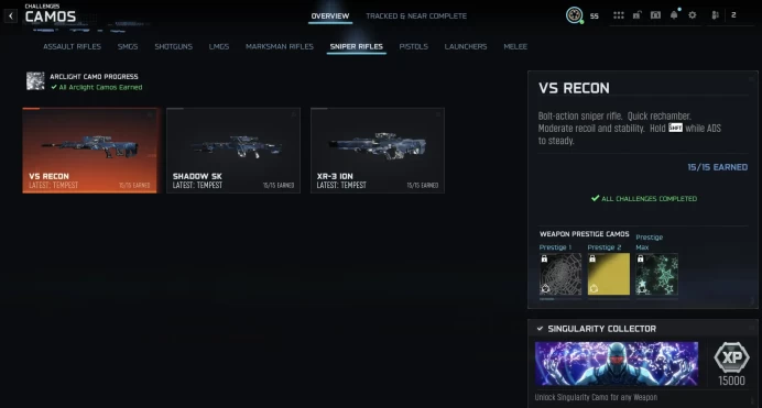  BO7 WEAPON MASTER   |  30 Singularity |   450+ Camos |  L55 |  VN Nuke |  Operators |  Full Access |   All Platforms