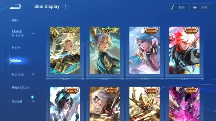 Global|115H 219S|2 Sanxingdui|7 Legend|KIC Luna|GM Skin|1 Flora|1 Frozen|1 LOM|1 Limbo Bleach|1 Limited|More|Check SS HOK934B