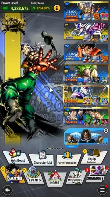 117M TP|Lv 174|12,2K Crystal|6UL+2LR+24LL|SS Goku,FF Cooler,SFPS 4 Goku,SS 4 Vegeta,FF Frieza:Full Power,etc|Android|DBL1136