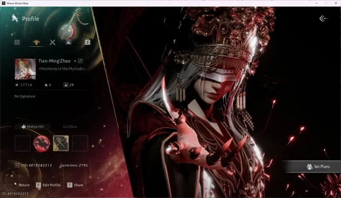 GLOBAL|Lv100|34k GS|Dif Legend|Tank Nameless|5HC Used|Ghost Bride|Woven Sunlight Hair|FVX (Cloudbound+Fieryheart of War)|WWM1556