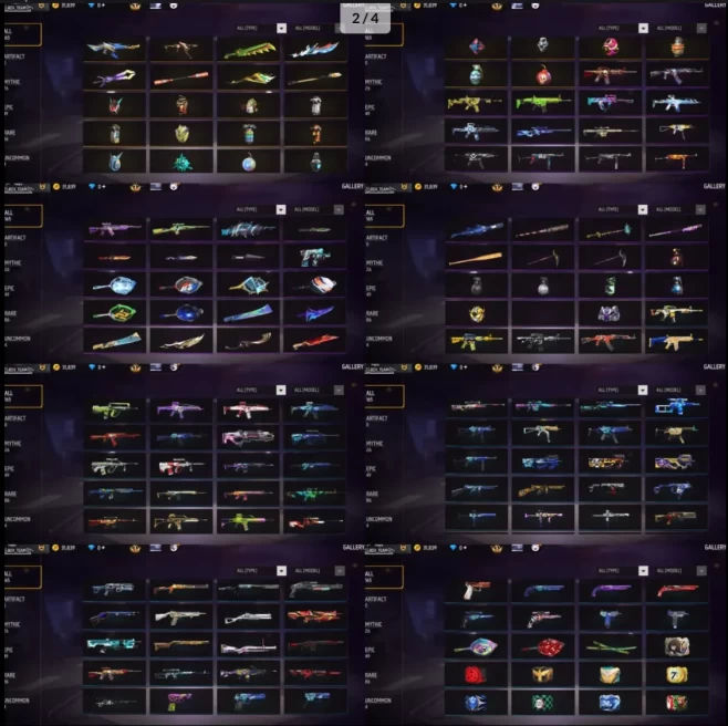 Server SOUTH AMRICA- SPANISH dresse Lvl 60 No Evo guns Mythic 26 Epics 49 86 Rare 32 Full Sets 23 Legendry emotes H