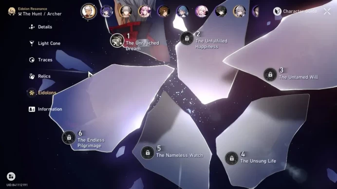 ASIA|TL 70|10 Limited|2 GCS|Prem Team Castorice +Sign|Evernight+Sign,Hyacine,Cyrene,ArcherE1,Rin T,Etc|Male MC|TakeMail|HSR8999