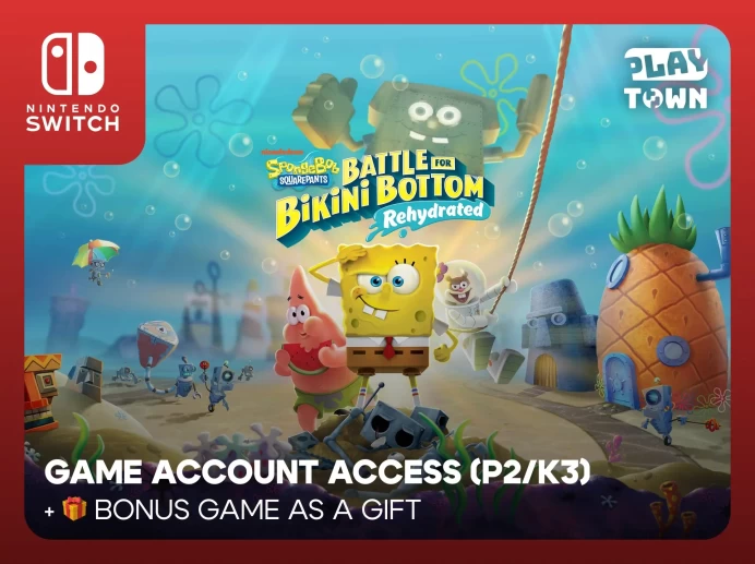 SpongeBob SquarePants: Battle For Bikini Bottom Rehydrated - Nintendo Switch 1 / 2