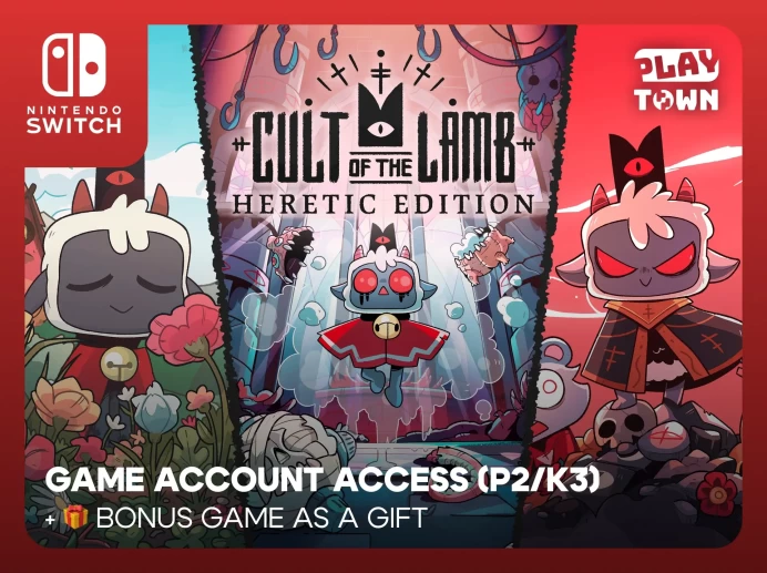 Cult of the Lamb: Heretic Edition - Nintendo Switch 1 / 2