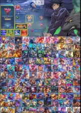 High Level Exalted Collector 372 Skins King of Hell JJK Skins Fanny Rare Account