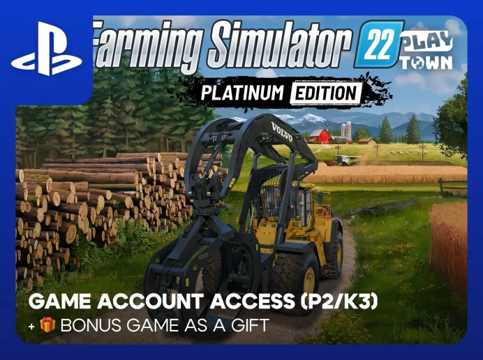 Farming Simulator 22: Platinum Edition - PS4 PS5 - P2 (K3)