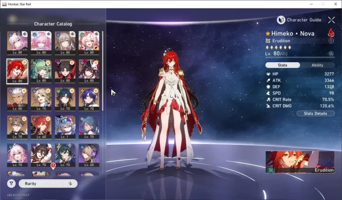 Asia|TL 69|11 Limited (Himeko Nova,Rin Tohsaka,Archer,Cyrene,Evernight)+Sign Sparkle,Hyacine,Huohuo Etc|MaleMC|TakeMail|HSR9007