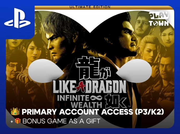 Like a Dragon: Infinite Wealth Ultimate Edition - PS4 PS5 - P3 (K2)