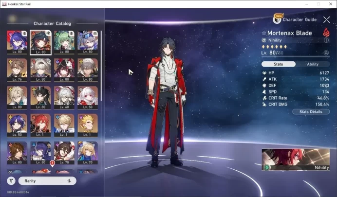 Asia|TL 68|11 Limited (Acheron)+Sign Mortenax,Firefly,Huohuo,Silver Wolf,Sparkle,Aventurine.DHIL Etc|Male MC|TakeMail|HSR9003