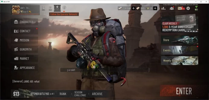 Mobile |LV 30| SV 428,6M | CV 329,1M | Exclusive MG H416,Symphony AUG,Symphony AR57,Ba T951,ETC | Battle Machete | SS AB849B