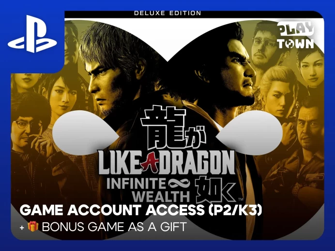 Like a Dragon: Infinite Wealth Deluxe Edition - PS4 PS5 - P2 (K3)