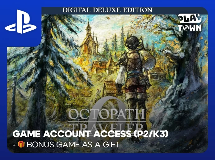 OCTOPATH TRAVELER 0 Digital Deluxe Edition - PS4 PS5 - P2 (K3)