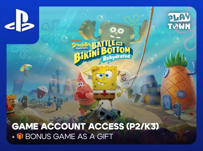 SpongeBob SquarePants: Battle For Bikini Bottom Rehydrated - PS4 PS5 - P2 (K3)