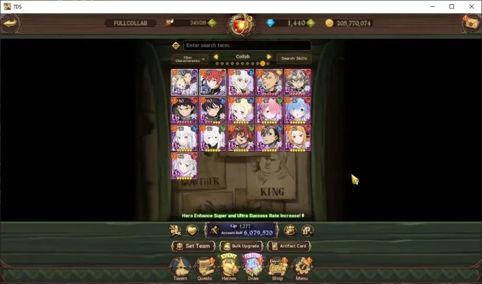 Global|6M CC|225 LS|1440 Dm|5 LR 14 UR+Collab ReZero,Gachia|NMeli,Meresca2/6,DKM2/6,ODK,Lancelot,Gawain Etc|Code Only|(SDS5263)