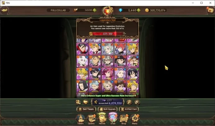 Global|6M CC|225 LS|1440 Dm|5 LR 14 UR+Collab ReZero,Gachia|NMeli,Meresca2/6,DKM2/6,ODK,Lancelot,Gawain Etc|Code Only|(SDS5263)