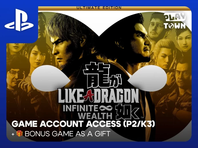 Like a Dragon: Infinite Wealth Ultimate Edition - PS4 PS5 - P2 (K3)